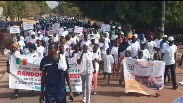 Casamance : une randonnée pédestre à Bignona pour le retour définitif de la paix Casamance : une randonnée pédestre à Bignona pour le retour définitif de la paix