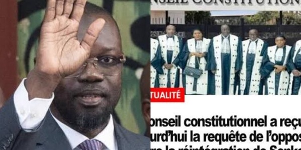 Conseil constitutionnel : Sonko prêt à respecter la décision des sept sages