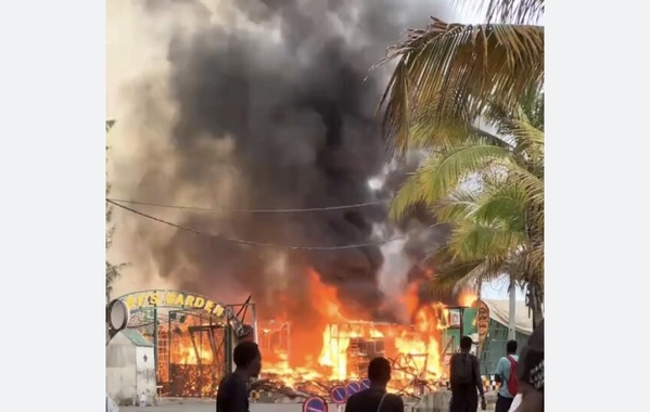 Incendie au restaurant Aby’s Garden d'Aby Ndour Incendie au restaurant Aby’s Garden d'Aby Ndour