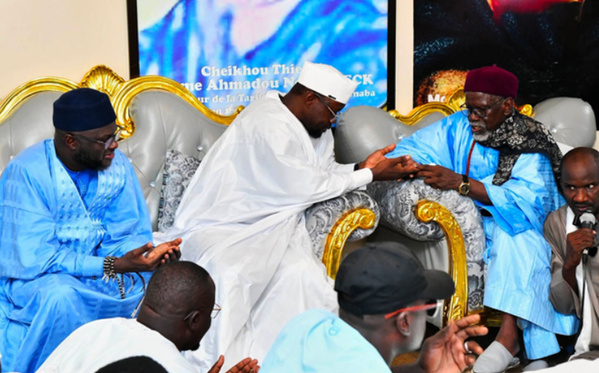 Thiénaba- le Khalife à Ousmane Sonko: " Rewmi béne yitté la am, moy diame...Boul liguèye si mèr...Sou yalla beuguéé dibalé am rew, daléne di diokh Bour bou léwéte".