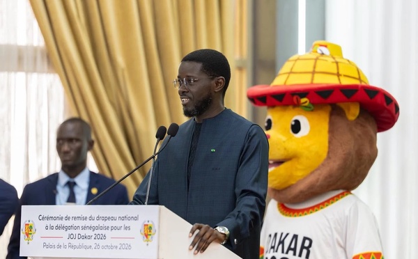 JOJ Dakar-2026 : « Soyez disciplinés », les conseils de Diomaye Faye à la délégation sénégalaise