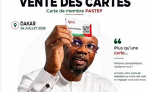 PASTEF RÉUSSIT UNE DÉMONSTRATION DE FORCE : Plus de 103.000 cartes de membre vendues en moins de 24 heures